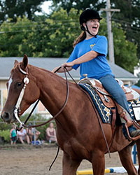Horse Rider at Fair